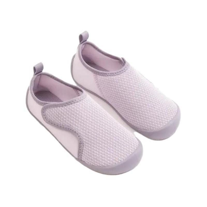 Baby DECATHLON Bootee 100 Slip Resistant, Breathable, Lightweight Low Top Toddler Shoes Light Purple