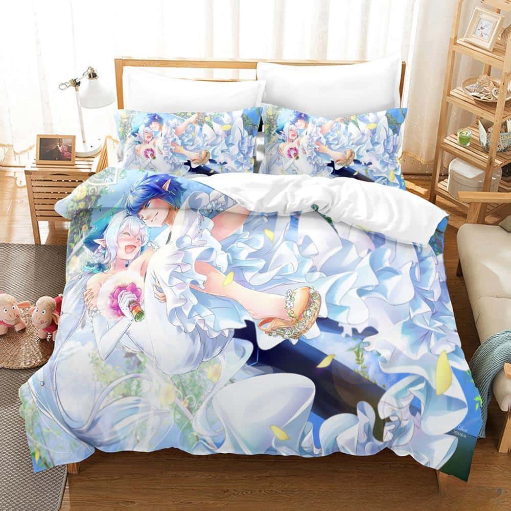 3D Print Anime Elsword Bedding Set Single Twin Full Queen King Size Bed Set Adult Kid Bedroom Duvet Cover Sets For Home Textiles
