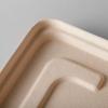 Degradable Sugarcane Pulp 4-Compartment Takeaway Meal Box with Lid