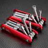 6 In 1 Folding Nut Driver Set Imperial/Metric,Hex Nut Driver Set,Motor Folding Socket Wrench,Steel Shank Portable