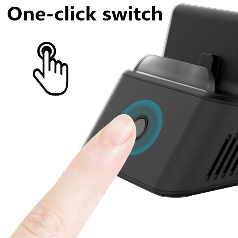 Replacement Charging Dock Station Stand Fit for NS TV Adapter Charging Adapter with Heatsink Function