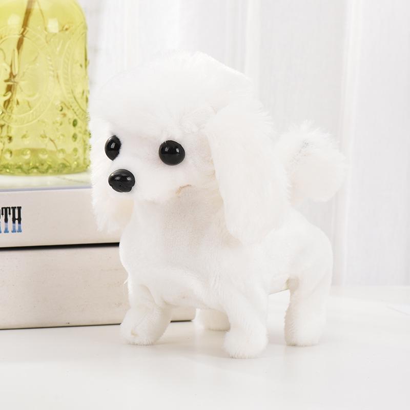 Interactive Walking Barking Plush Puppy Toy for Early Education