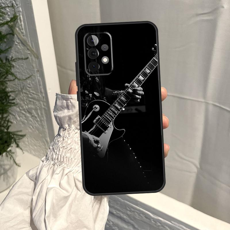 Guitar Music Case For Samsung Galaxy A15 A35 A55 A54 A34 A14 A13 A23 A33 A53 A52 A32 A12 A56 A36 A16 A17