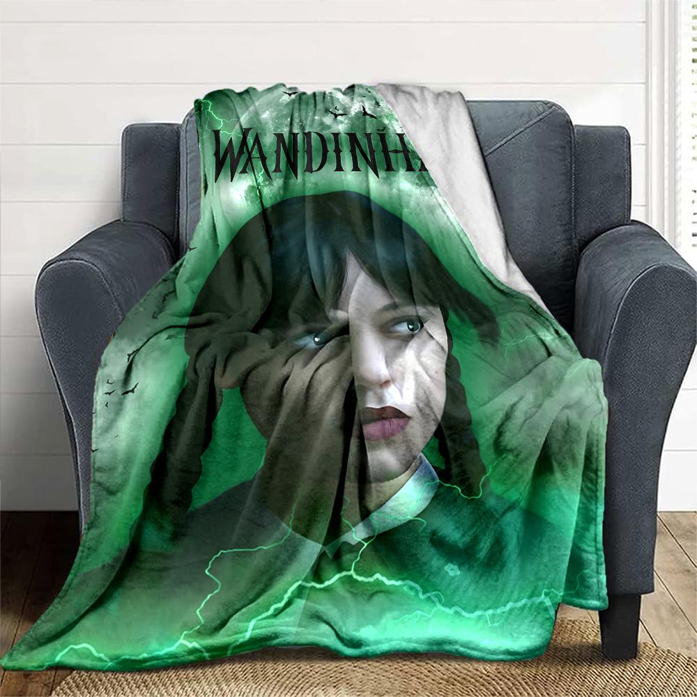 1pc Wednesday Blanket, Gift, for Men and Women, Soft Blanket, Good for Sofa Bed Couch Travel, Lightweight Flannel Blanket