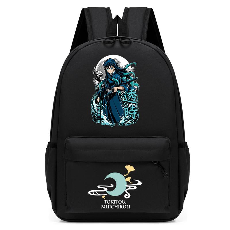 Demon Slayer Anime Print Backpack Student School Lightweight Small Bag