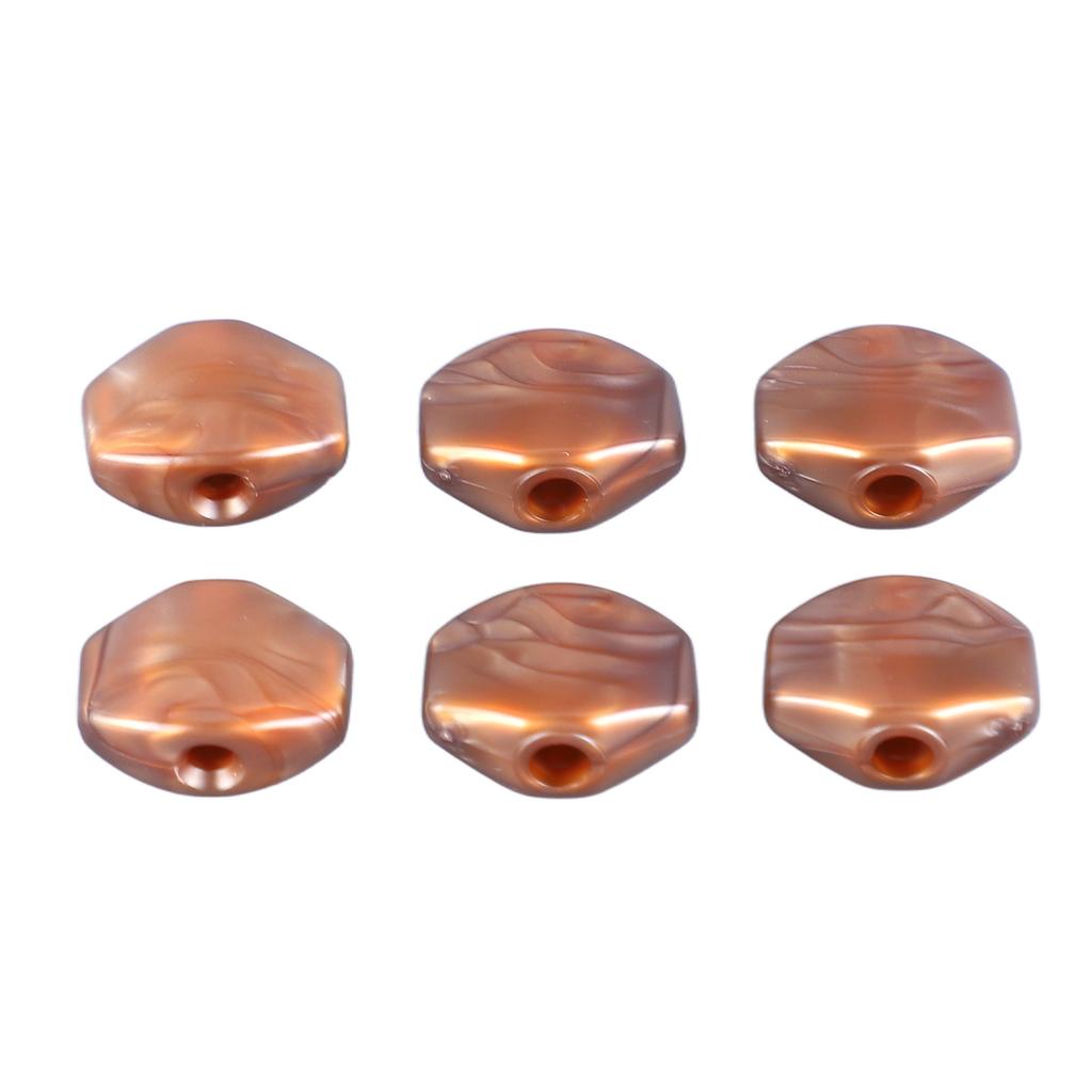 6Pcs Guitar Tuning Peg Cap Plastic Tuner Key Cover Machine Head Knob Cap for Replacement