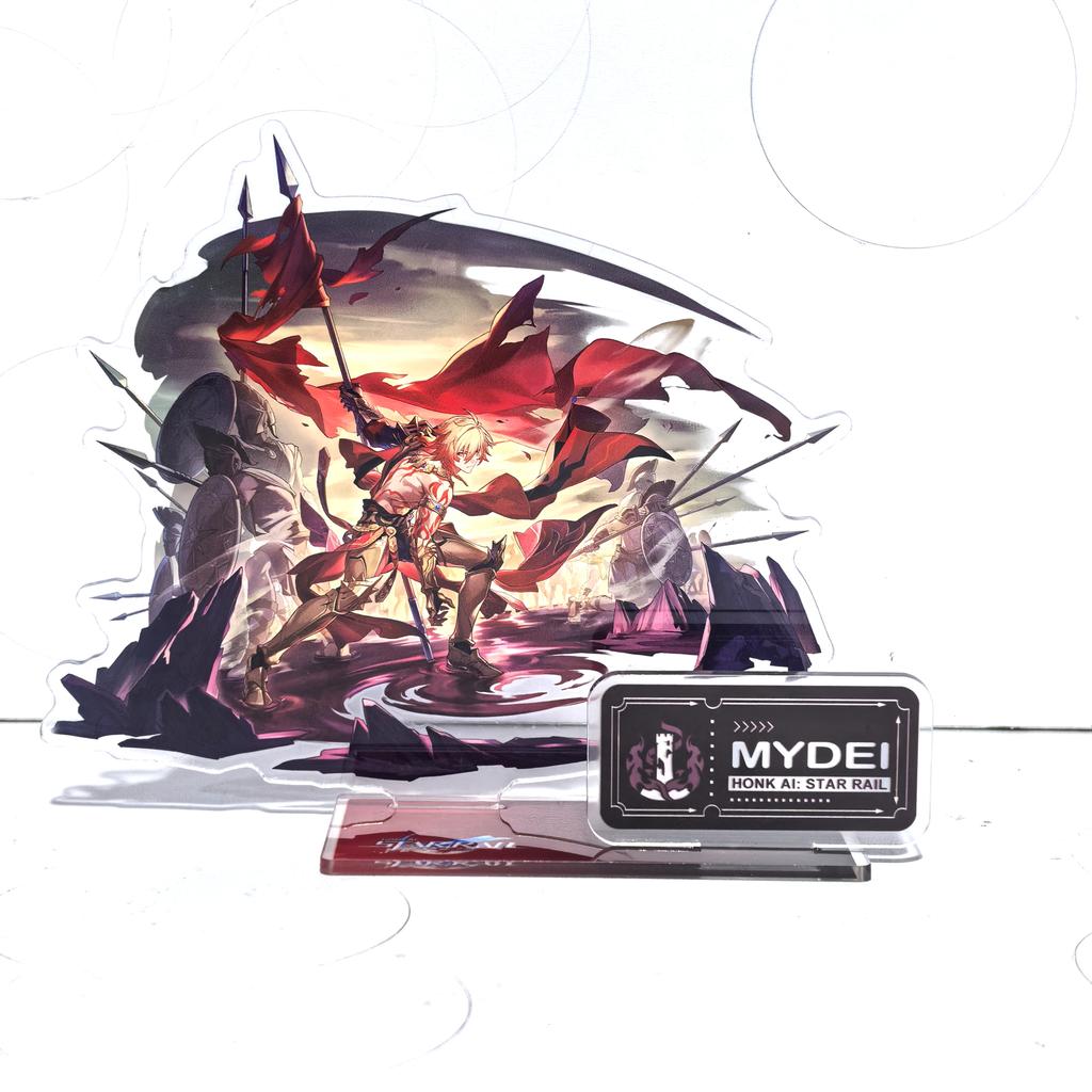 Game Figure Honkai: Star Rail Sunday Jiao Qiu Yunli Firefly Jingliu Acrylic Stand Model Plate Cosplay Anime Keychain Fans Gift