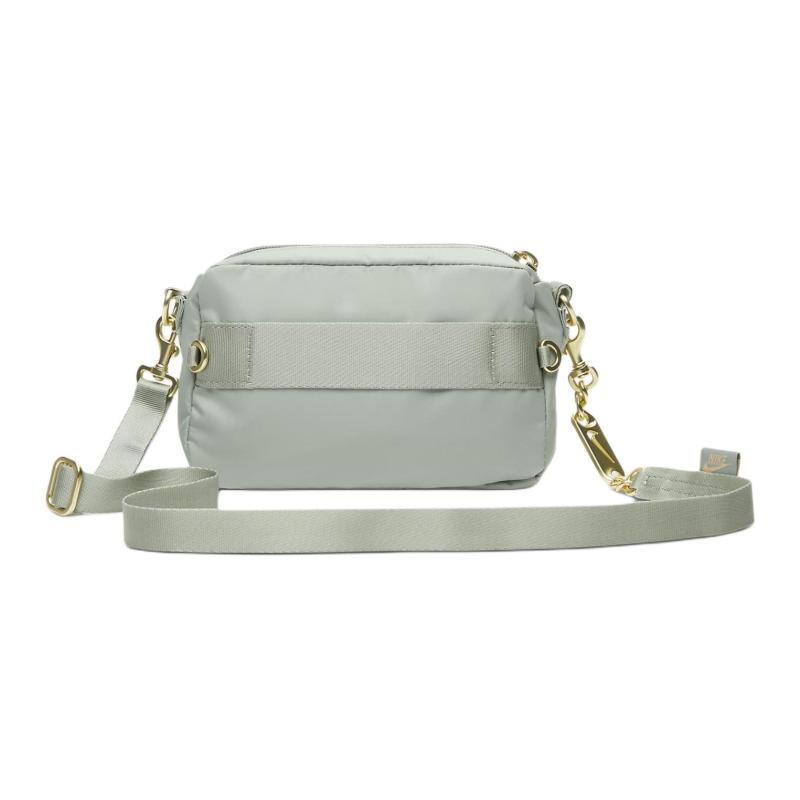 Nike Polyester Shoulder Bag, Crossbody Bag Regular Unisex Light Green Casual CW9304-370