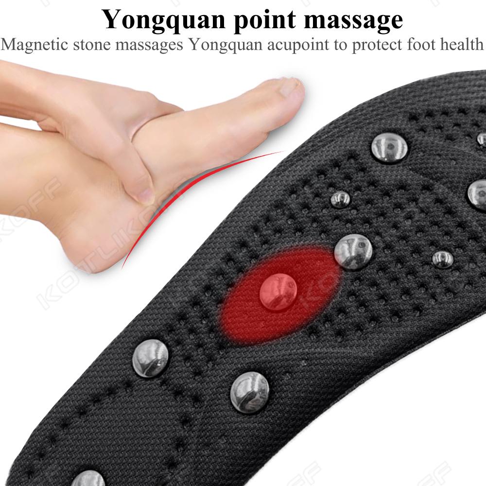 Magnet Massage Insoles Acupressure Foot Shoes Insole For Men Women Lightweight Breathable Lose Weight Shoe Sole