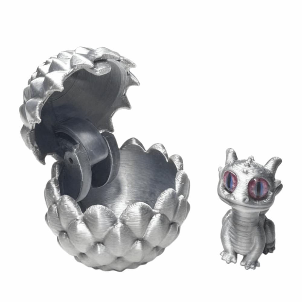Creative 3D Printed Dragon Egg Mini Artistic Dragon Egg Statue Dragon Figure  Office Ornaments