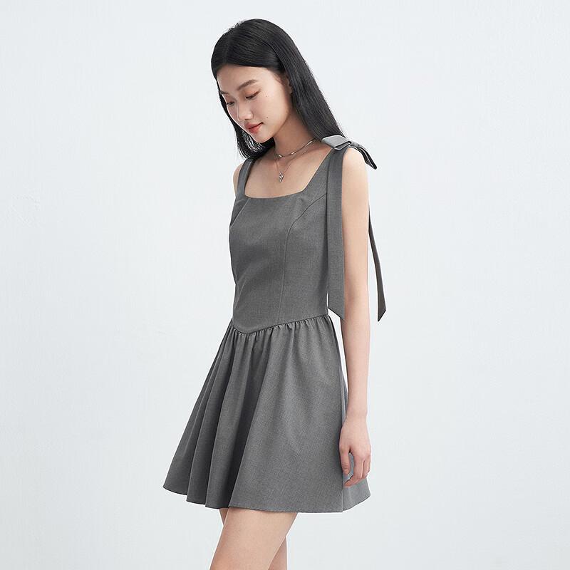 LEDIN Sleeveless Side Tie Bow Princess Dress