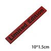 1Pc  Metal Limited Edition Logo Fender Trunk Badge Emblem Racing SUV Sports Stickers Car Body Decal for All Car