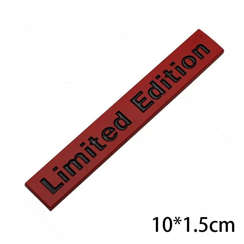 1Pc Metal Limited Edition Logo Fender Trunk Badge Emblem Racing SUV Sports Stickers Car Body Decal for All Car