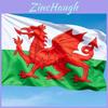 Welsh And Uk Flag Polyester Outdoor Indoor Garden Patriotic Banner For Home Decorations
