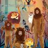 Cartoon Lion Halloween Costume for Adults & Kids - Perfect for Parties & Performances