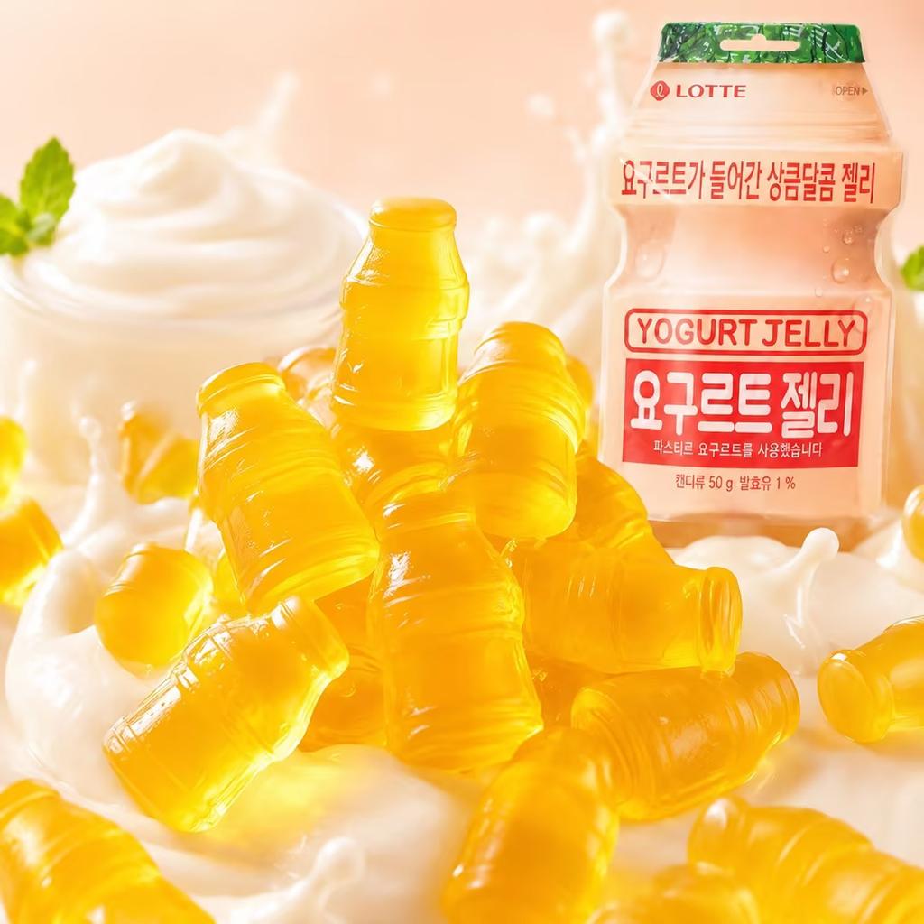 Lotte Yogurt Flavor Gummy Candy 50g