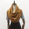 1pcs Knitted Neck Warmer Scarf Wrap Korean Style Pull-on High Neck Versatile Solid Color Suitable for Warmth When Going Out