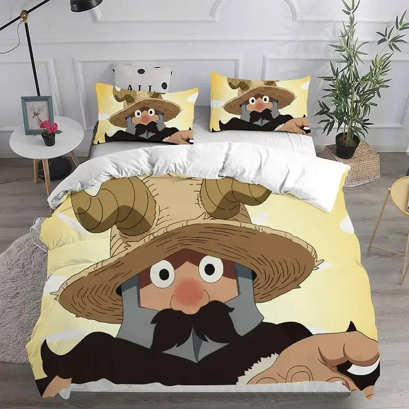 3D Cartoon Delicious In Dungeon Bedding Sets Comforter Quilt Bed Cover Duvetcover Pillow Case Sets Bedroom Decoration