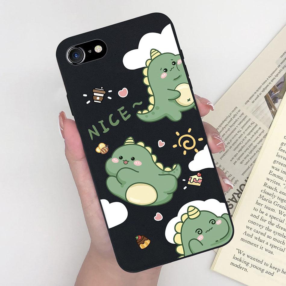 For Apple iPhone 7 8 Plus Back Cover Fashion Pattern Soft Silicone Anti Slip Phone Case For iPhone 7plus 8plus Funda Capa Shell