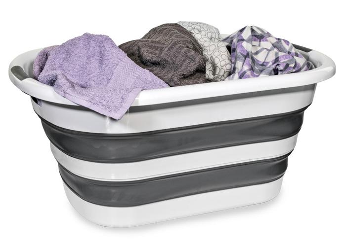 Foldable Silicone Laundry Basket 40 L