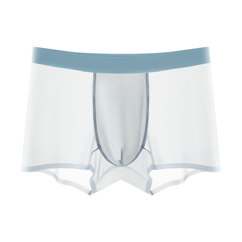 

Jiao Ke Ultra-Thin 001 Men s Boxer Briefs: Smooth, Moisture-Wicking, Antibacterial, U-Pouch Honeycomb Design. L