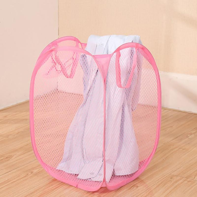 1Pc Storage Basket Laundry Basket Collapsible Home Dirty Clothes Basket Organizing Storage Basket Bathroom Convenient Storage