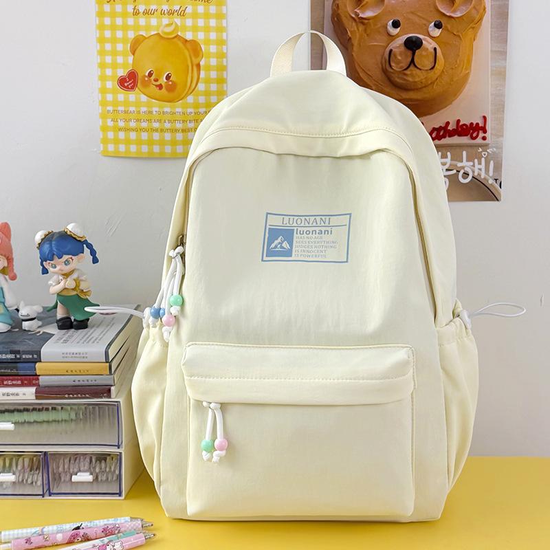 Schoolbag New Ins Backpack for Primary School Students Korean Middle and High School Students Lightweight Schoolbag for Women's Niche Versatile Trendy