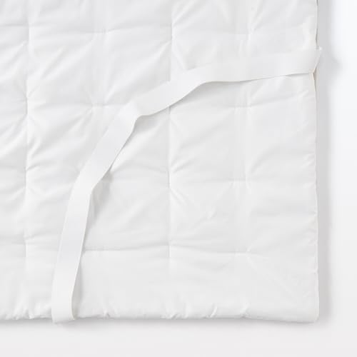 MUJI Recycled Polyester Warm Fiber Thick Mattress Pad, Single Size, 100 x 200 cm, Light Beige, 76005629