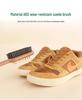 Double-Sided Suede Shoe Brush & Rubber Eraser - Quickly Removes Stains, Soft Bristles Protect Shoes.