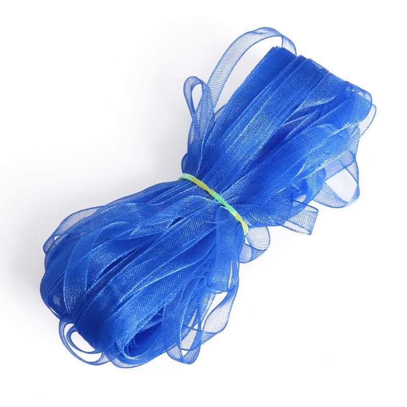 6mm Transparentes Chiffon-Satinband für DIY-Bastelarbeiten: Ohrringe, Haarschmuck, Hutstricken - 18m/Packung