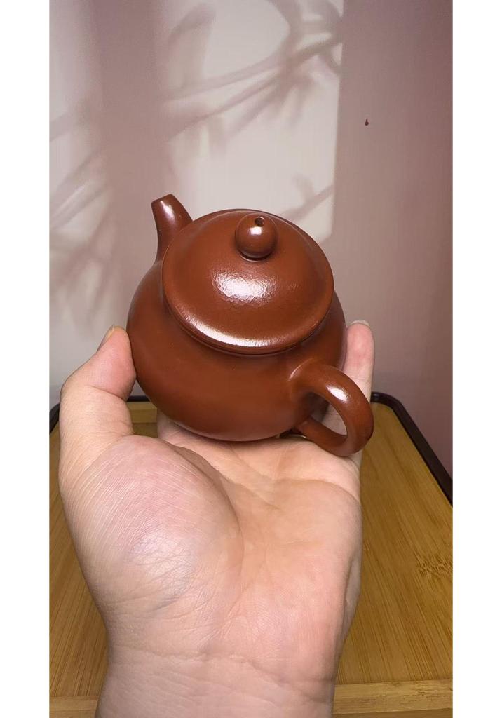 Yixing Zisha Teapot: Handmade Da Hong Pao High Handle Tea Set by Famous Artist
