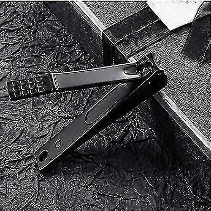 Nail Clippers Set Black Matte Stainless Steel Fingernail&thick Toenail