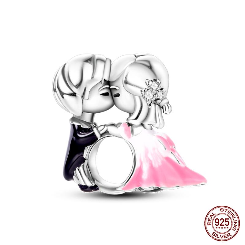 New In Real Copper Boys And Girls Bicycle Charms Beads Fit Qikaola Original Bracelets Fine Diy Jewelry Making