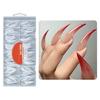 160Pcs Multi Size Clear Nail Extension Molds Customizable Fit False Nail Tips For Various Nail Shapes Natural Appearance