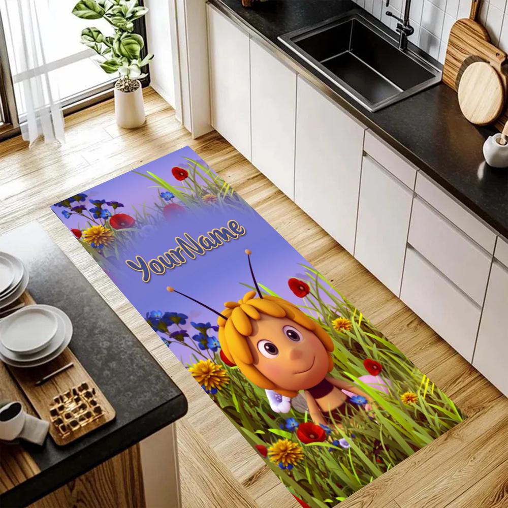 Biene Maja Customize Your Name Kitchen Rug Runner Rug Laundry Mat Hallway Entryway The Best Gift Choice