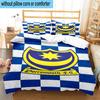 3pcs Portsmouth F.C Printed Bedding Set Duvet Cover Closure Includes 1 Duvet Cover & 2 Pillowcases Bedding Sets Home Decor Gifts