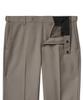 MUSINSA STANDARD Wool Blend Relaxed Tapered Hidden Banding Crop Slacks [Dusty Beige]