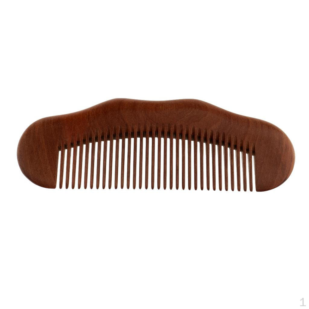 Natural Peach Anti Static Hair Care Combs Head Massage Fine