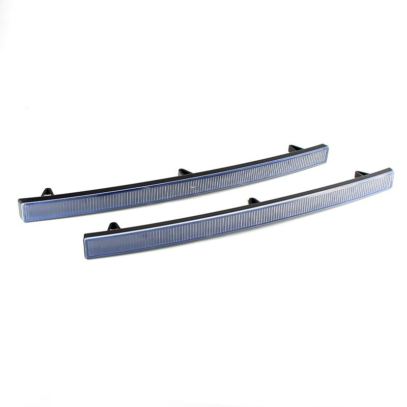 2pcs Car Rear Bumper Reflector Light Cover Shells For 2014-2019 Chevrolet Corvette C7 Tail Brake Lamp Housings No Bulb Car Parts
