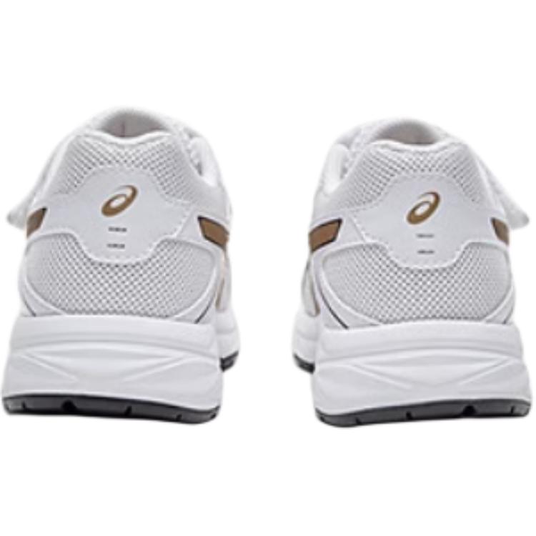 Asics Running Kids Lightweight Breathable Sports Casual Comfortable Versatile Low-Top Running Shoes Kids sneaker White 1014A377-100