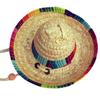 Dog Sombrero Hat Mini Straw Sombrero Hats Mexican Hats Sombrero Party Hats for Small Pets/Puppy/Cat