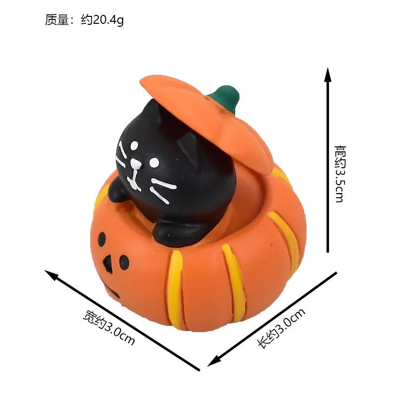 New!Japan Zakka 2025 Halloween Japan Decor Bookshelf Decoration Collectible Home Decor Resin Craft Ornaments Scene Decoration