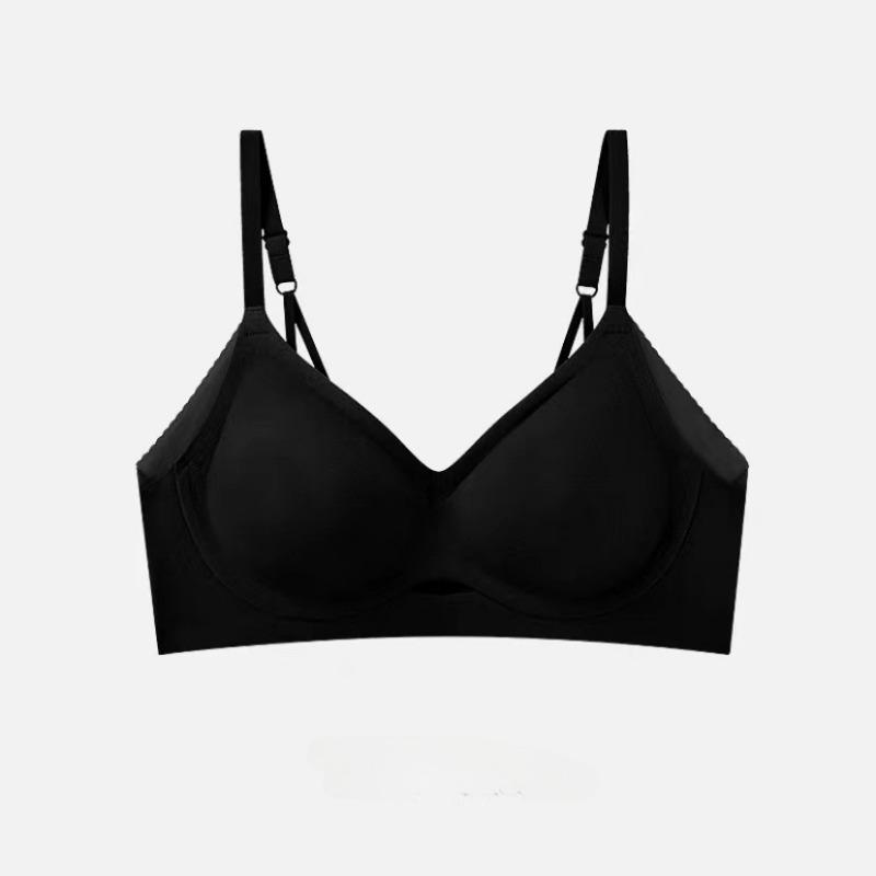 Lingerie Women's Gathered Non-marking Non-steel Ring To Collect Side Breasts Anti-sagging Bra