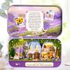 DIY Wooden Doll House Box Miniature Toy with LED Light Decoration Birthday Christmas Gift Toys for KidQ-010