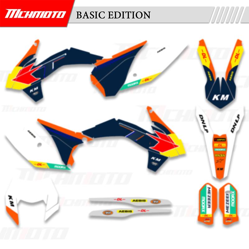 MCHMFG for KTM 125 250 300 350 450 SX SXF 2011-2025 EXC XCW 2012-2026 Motorcycle Graphics Backgrounds Decals Stickers Kits