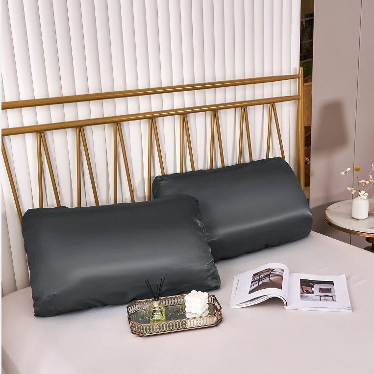 Poszewka na poduszkę satynowa z elastyczną gumką z imitacji jedwabiu - Dostępne opcje wielokolorowe