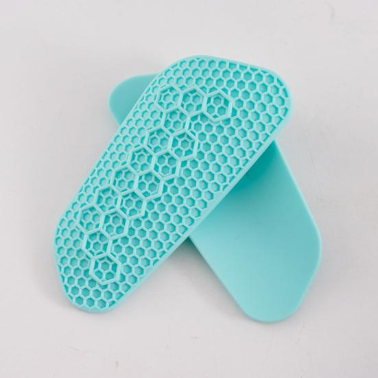 Flexible Soft Shin Guards Honeycomb Soccer Shin Pads Shock Absorption Silicone Protective Leg Guard for Football Soccer