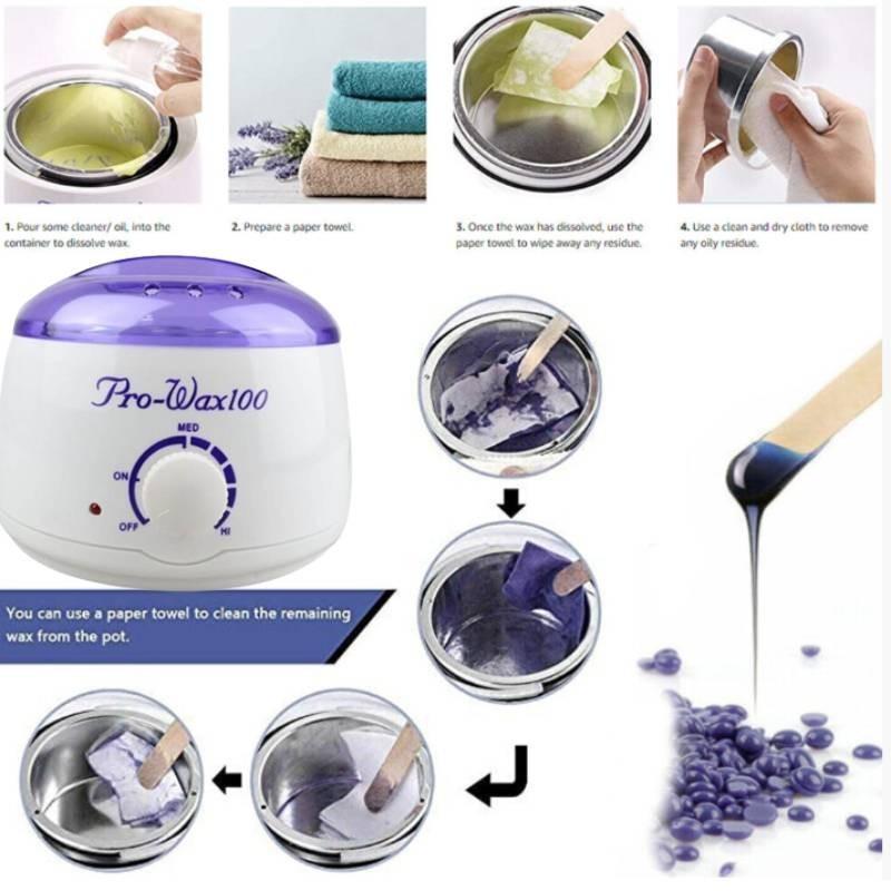 High-quality Abs Material Wax Melter Pot For Painless Full Body Hair Removal