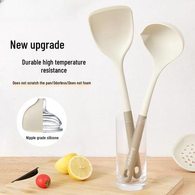 Introductory Offer: Food-Grade Silicone Large Rice Spoon & Non-Stick Spatula