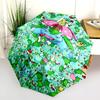 Bulbasaur pattern, automatic folding umbrella, portable and foldable design, 8 ribs, a Christmas or birthday gift.